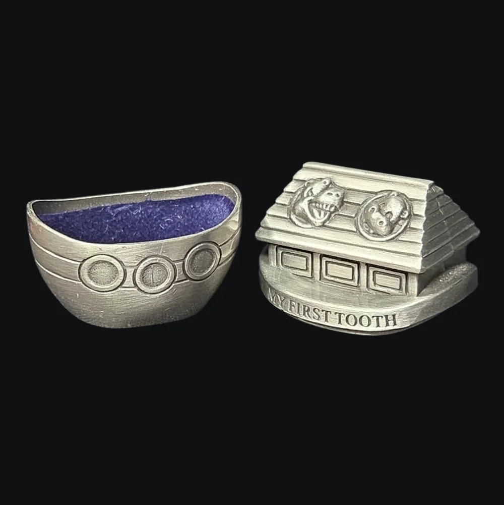 Noah's Ark Silver Keepsake Boxes For 